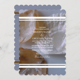 Beach Clams Wedding Invitations