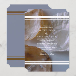 Beach Clams Wedding Invitations