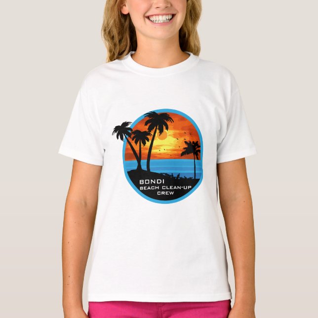Beach Clean - Up Volunteer Crew T-Shirt (Front)