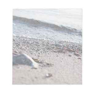Beach close up notepad