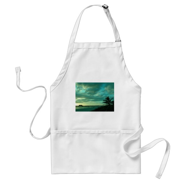 beach clouds standard apron (Front)