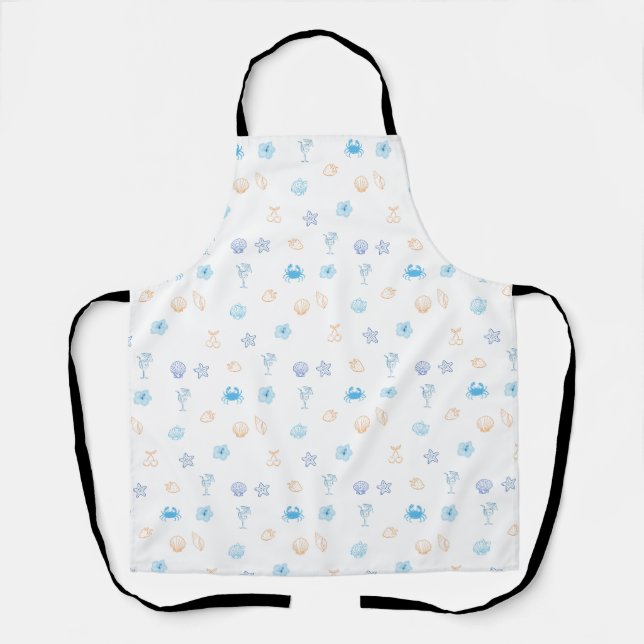 Beach Club Birthday Apron (Front)