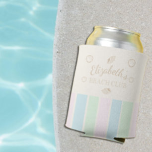 Beach Club Birthday Can Cooler