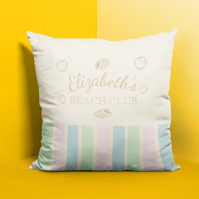 Beach Club Birthday Cushion (Creator Uploaded)