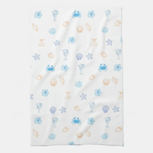 Beach Club Birthday Tea Towel