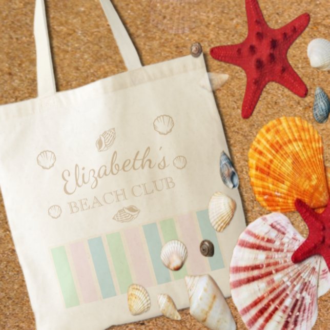 Beach Club Birthday Tote Bag (Creator Uploaded)