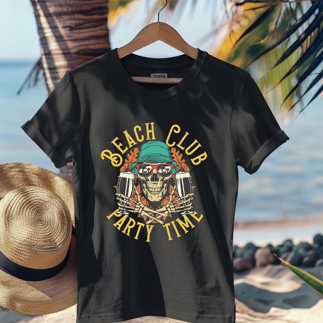 Beach Club Party Time T-shirt (Creator Uploaded)