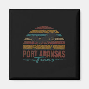 Beach Coastal City Vacation Souvenir Port Aransas Magnet