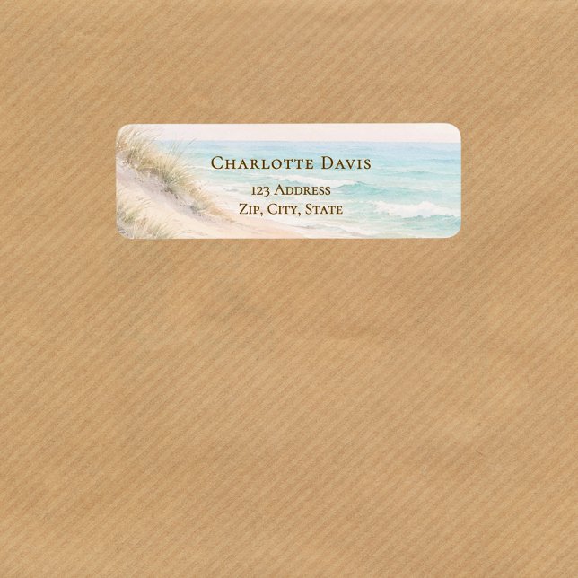 Beach coastal ocean return address  (Creator Uploaded)