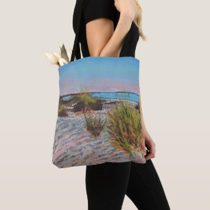 Beach & Coastal   Painted Shoreline Tote Bag