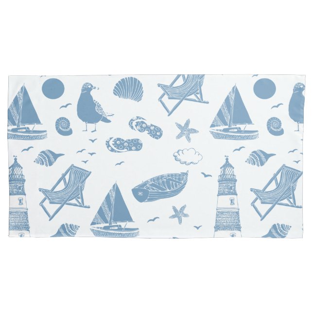 Beach Coastal Pillowcase (Front)