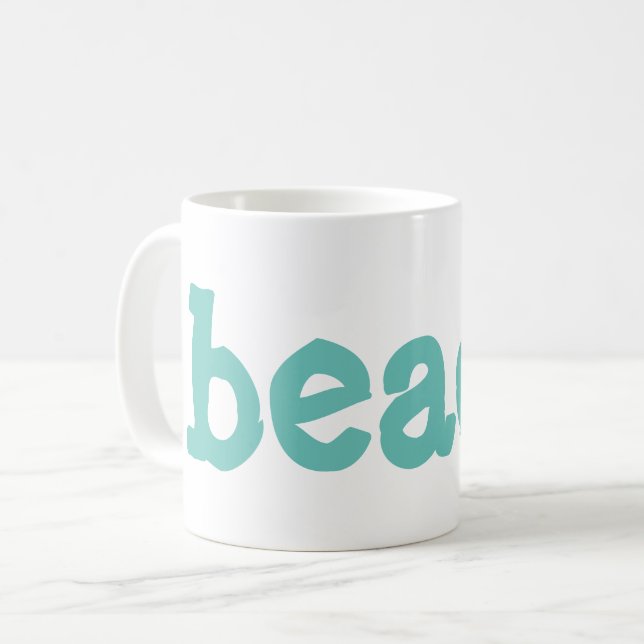 beach coffee mug (Front Left)