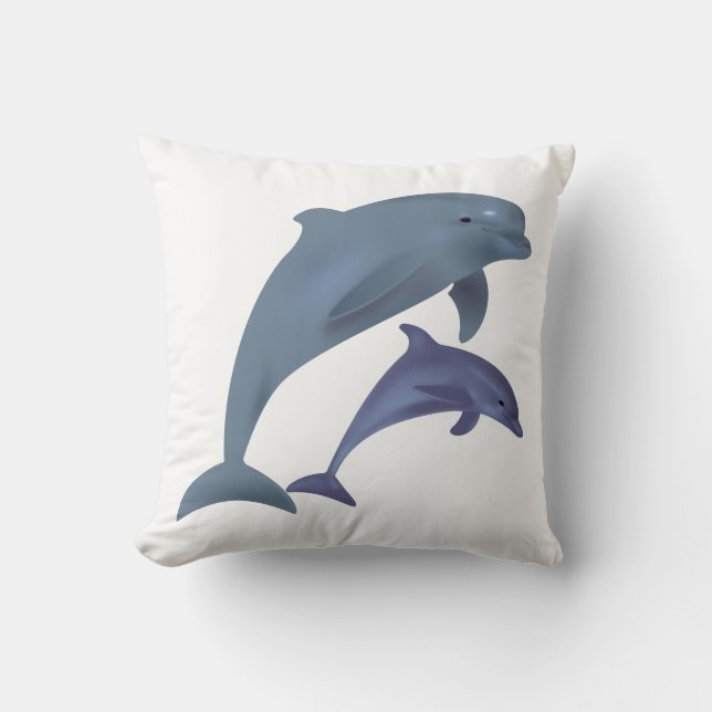 Beach Collection: Dolphin Cushion (Front)
