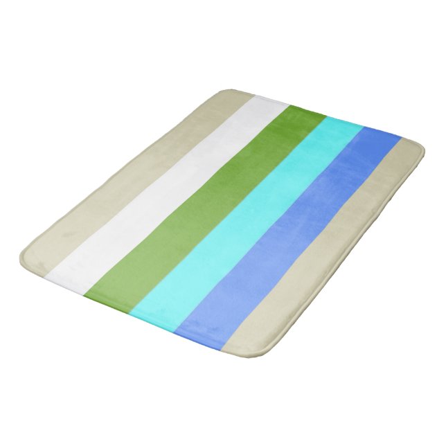 Beach colours of Sint Maarten Bath Mat (Angled)