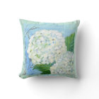 Beach Cottage White Hydrangea Floral Painterly