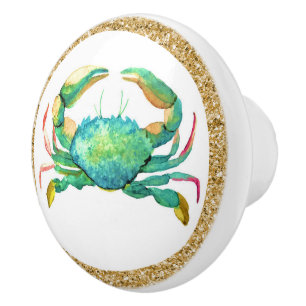 Beach Crab Drawer Knobs