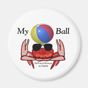 Beach Crab, My Ball, MeWarriorWoman on Twitch Magnet