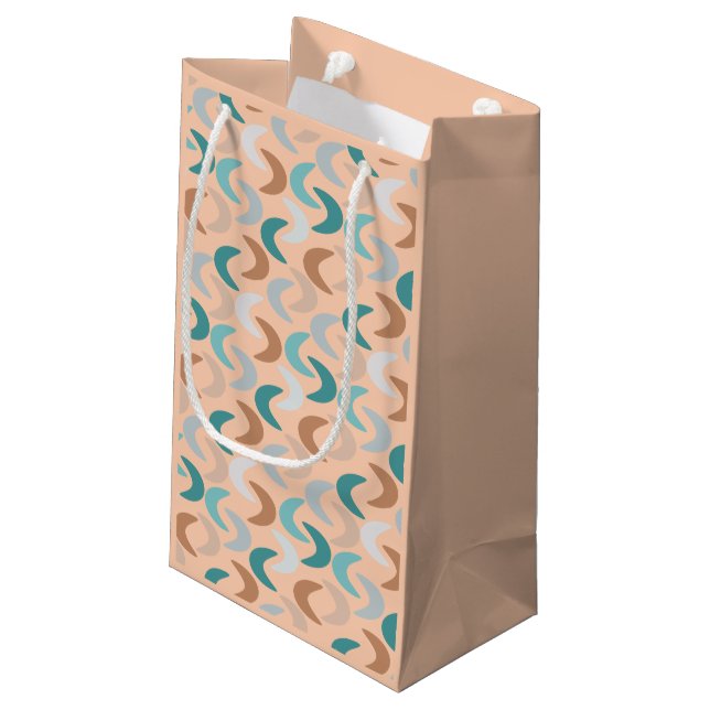 Beach Crescents  Small Gift Bag (Back Angled)