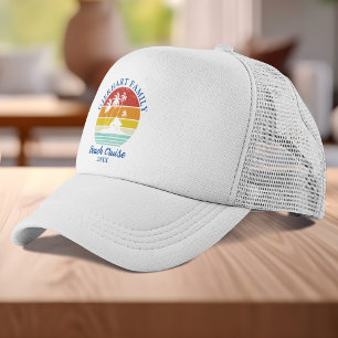 Beach Cruise Family Reunion Matching Retro Trucker Hat