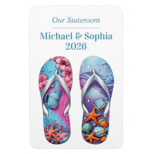 Beach Cruise Ship Stateroom Magnet