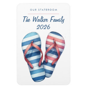 Beach Cruise Ship Stateroom Magnet
