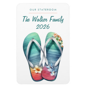 Beach Cruise Ship Stateroom Magnet