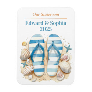 Beach Cruise Ship Stateroom Magnet