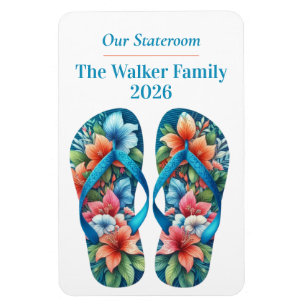 Beach Cruise Ship Stateroom Magnet