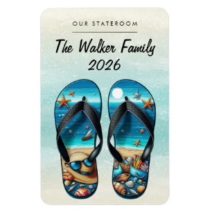 Beach Cruise Ship Stateroom Magnet