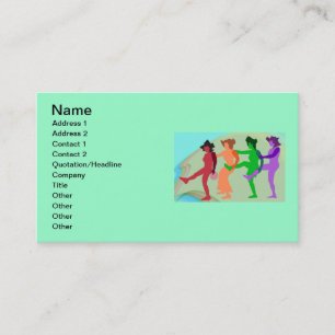Beach Dance Business Card
