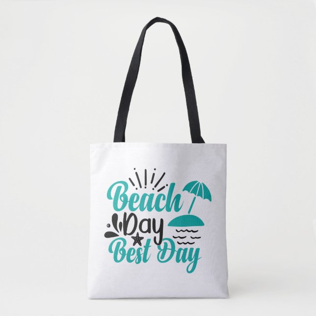 Beach Day Best Day-68634 Tote Bag (Front)
