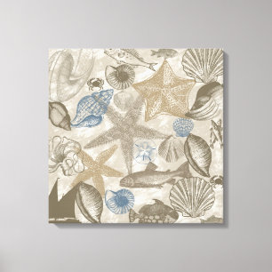 Beach day canvas print