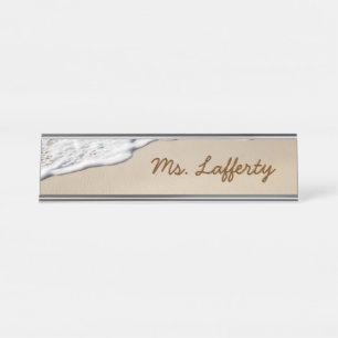 Beach Day Desk Name Plate