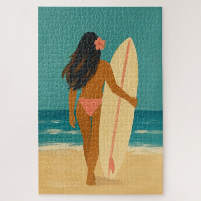 Beach day  jigsaw puzzle (Vertical)