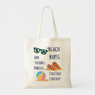 beach day quote tote bag
