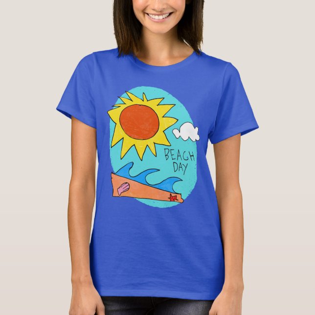 "Beach Day" Women's T-Shirt (Front)