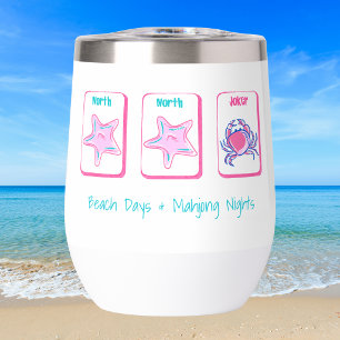 Beach Days & Mahjong Nights Personalised Coastal 