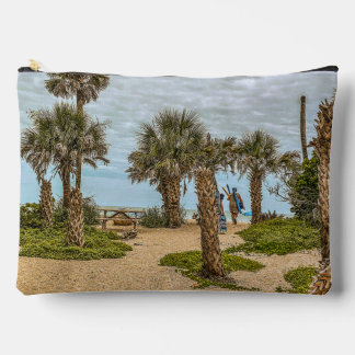 Beach Days, Overcast, Beach Garden Accessory Pouch