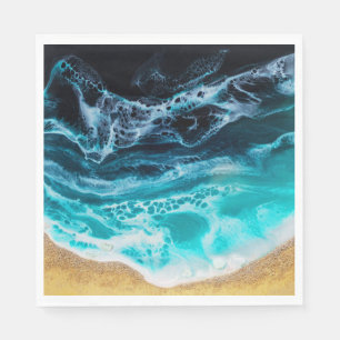 Beach Decoupage Napkin
