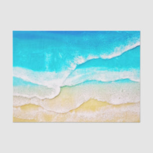 Beach decoupage tissue paper