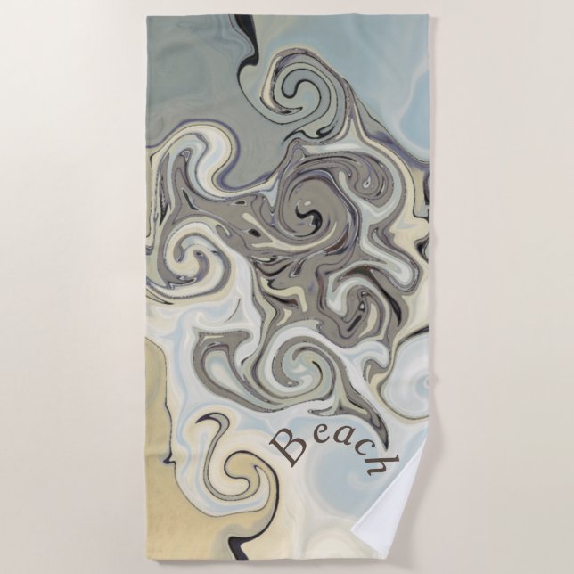 Beach design beach towel (Front)