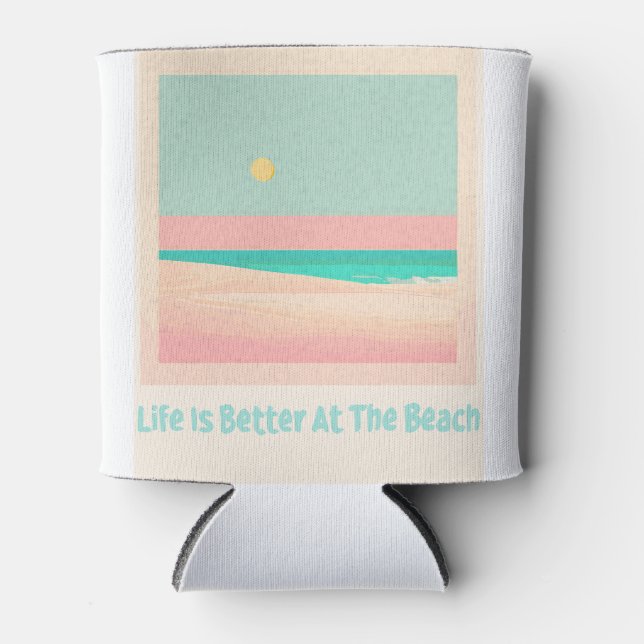 Beach design  can cooler (Front)
