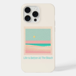 Beach design iPhone 15 pro max case