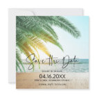 Beach Destination Wedding Save the Date