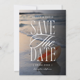 Beach Destination Wedding  Save The Date