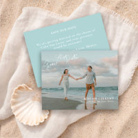 Beach Destination Wedding Save the Date | Photo