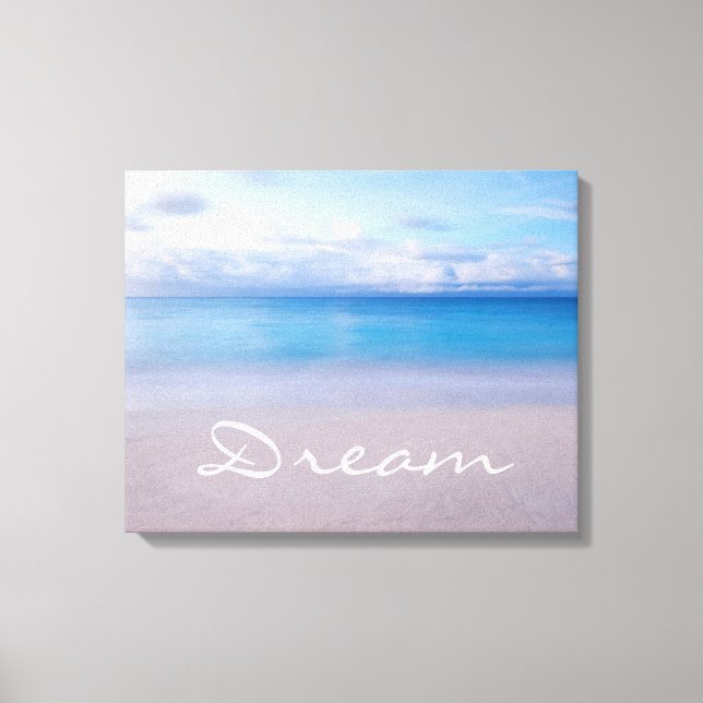 Beach Dream Wall Canvas Print (Front)