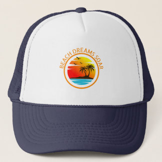 Beach Dreams Soar: Coastal Reveries  Trucker Hat