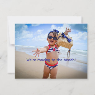 BEACH DWELLERS MOVING POSTCARD