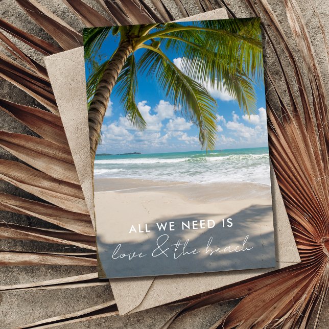 Beach Elopement Wedding Reception Invite (Creator Uploaded)